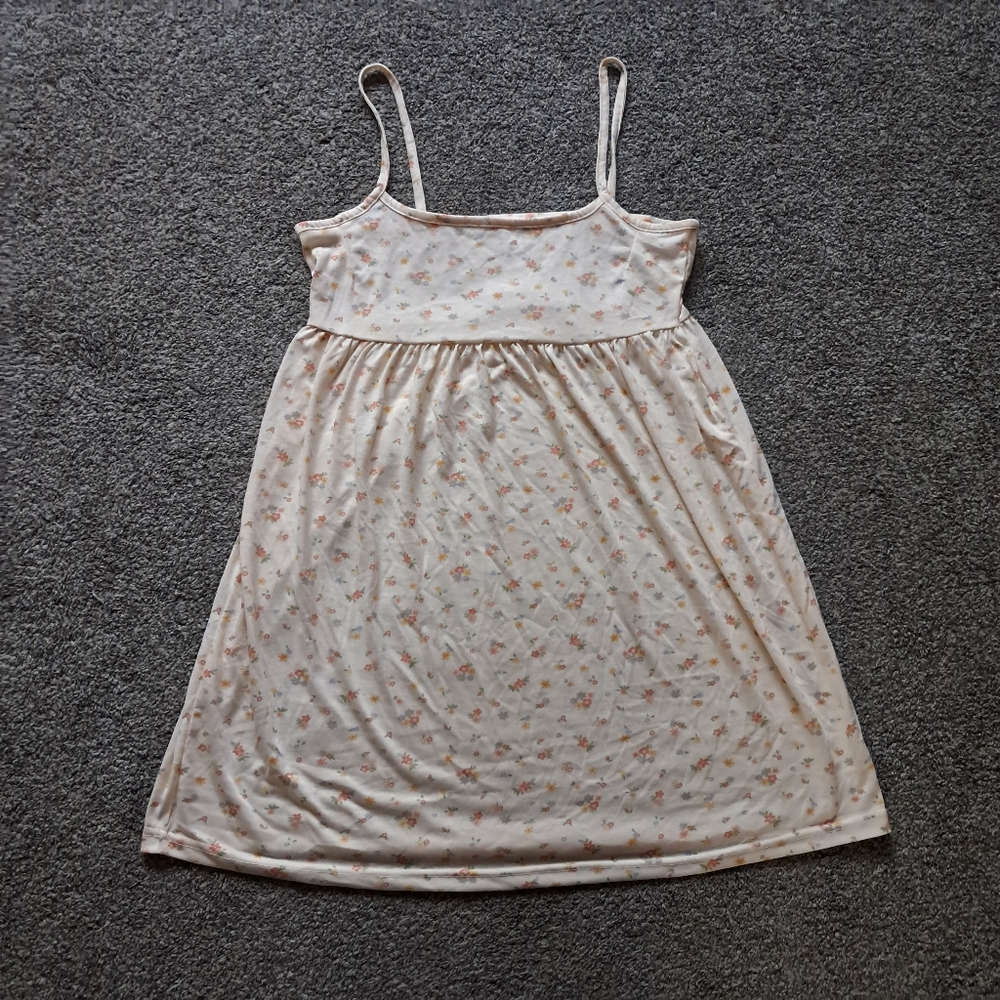 Floral Babydoll Dress, Women's L